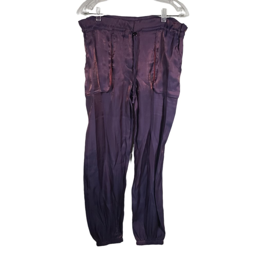 Lilly's Kloset Women's Size Medium Purple Irredescent 2 Piece Jogger Nwt — image 5 of 8